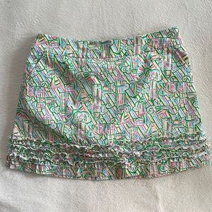 Lilly Pulitzer Marigold Skort Guiding Light size 2